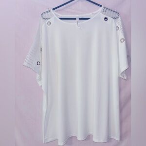 NY Collection White Blouse